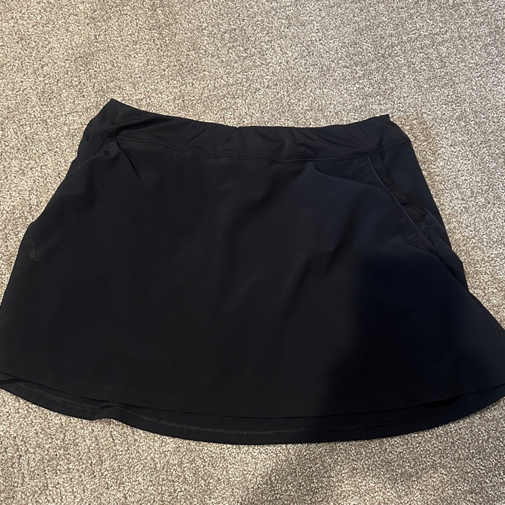 Black Athletic Skort UnderArmour Heat Gear